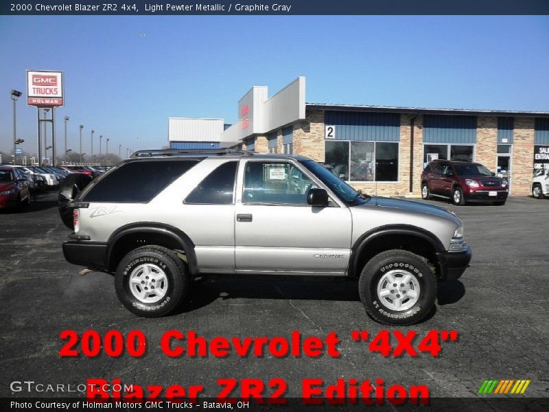 Light Pewter Metallic / Graphite Gray 2000 Chevrolet Blazer ZR2 4x4
