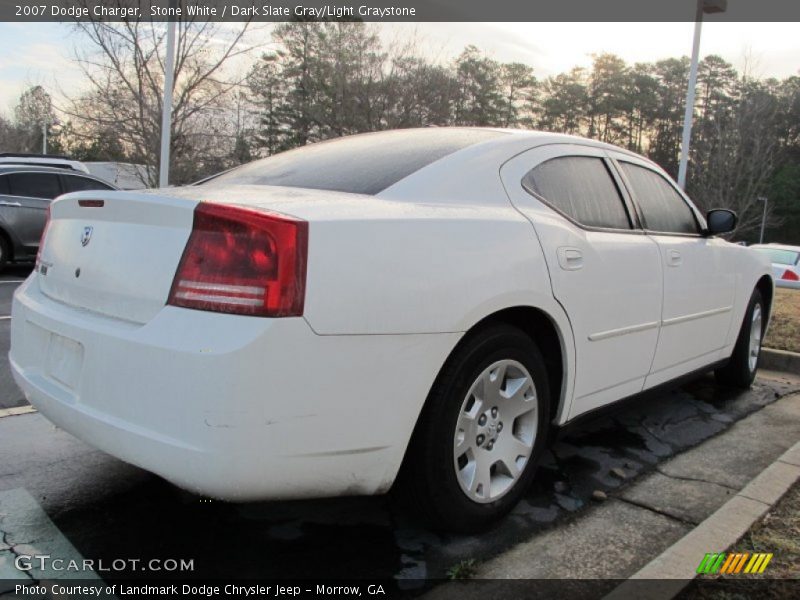 Stone White / Dark Slate Gray/Light Graystone 2007 Dodge Charger