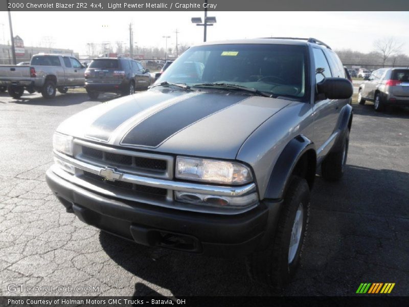 Light Pewter Metallic / Graphite Gray 2000 Chevrolet Blazer ZR2 4x4