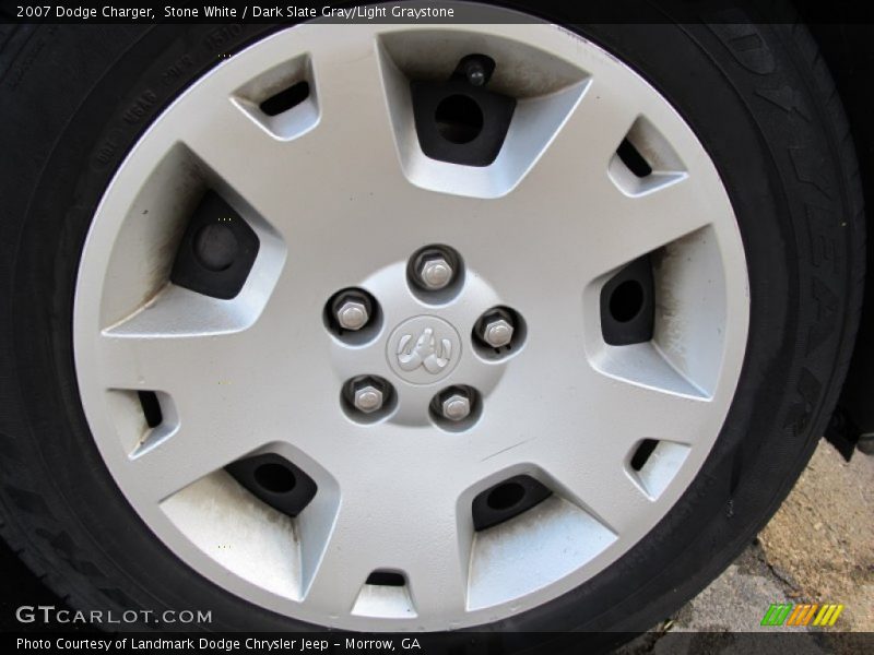 Stone White / Dark Slate Gray/Light Graystone 2007 Dodge Charger