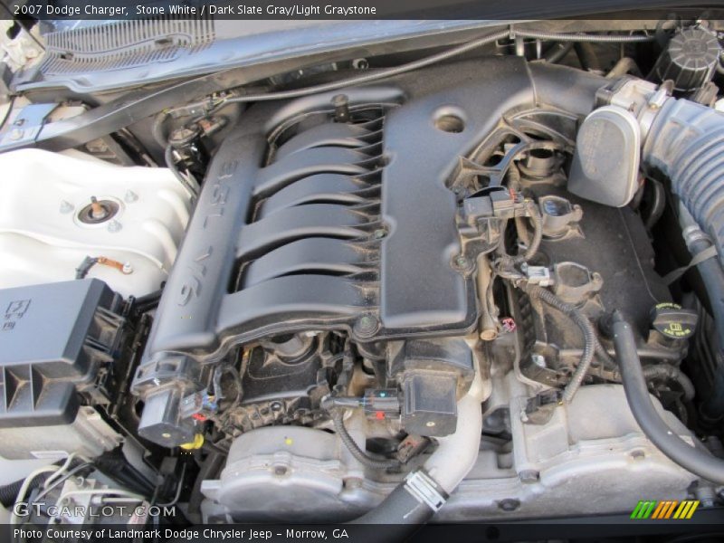 Stone White / Dark Slate Gray/Light Graystone 2007 Dodge Charger