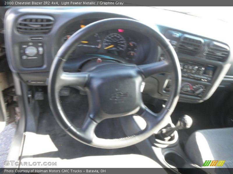 Light Pewter Metallic / Graphite Gray 2000 Chevrolet Blazer ZR2 4x4