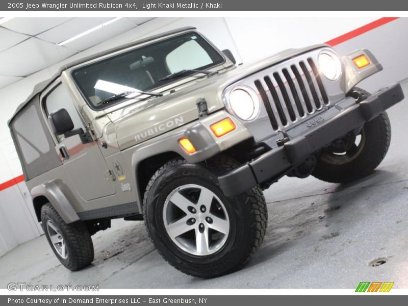 Light Khaki Metallic / Khaki 2005 Jeep Wrangler Unlimited Rubicon 4x4