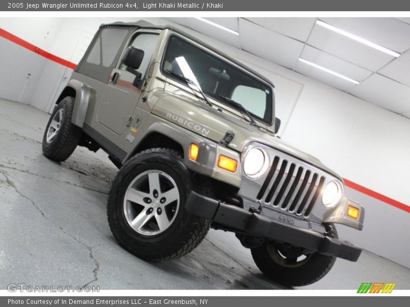 Light Khaki Metallic / Khaki 2005 Jeep Wrangler Unlimited Rubicon 4x4