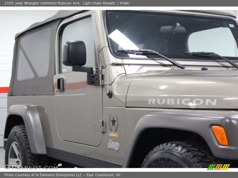Light Khaki Metallic / Khaki 2005 Jeep Wrangler Unlimited Rubicon 4x4