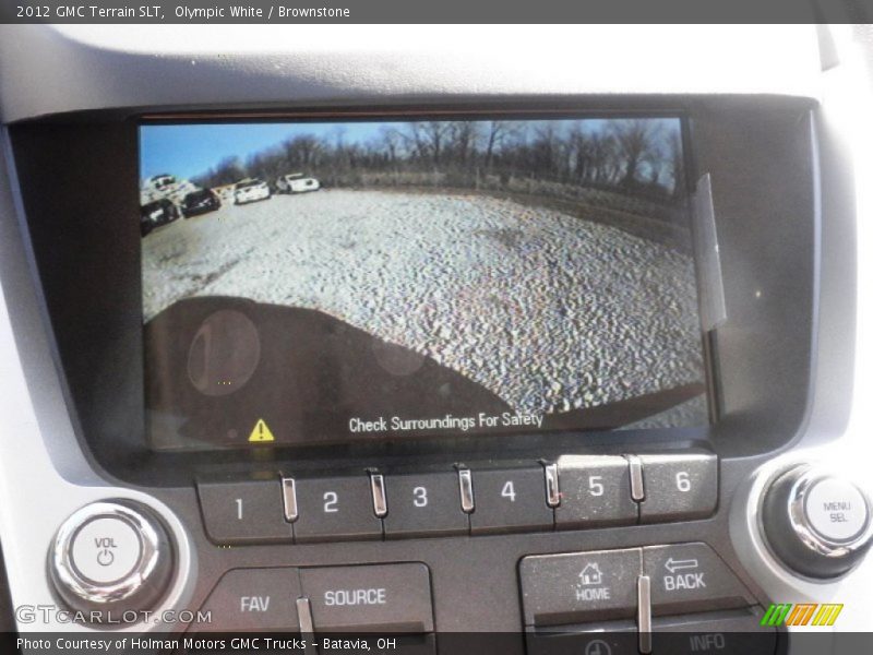 Olympic White / Brownstone 2012 GMC Terrain SLT