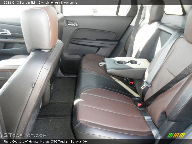 Olympic White / Brownstone 2012 GMC Terrain SLT