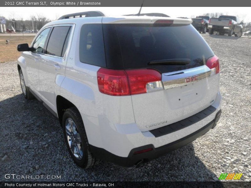 Olympic White / Brownstone 2012 GMC Terrain SLT