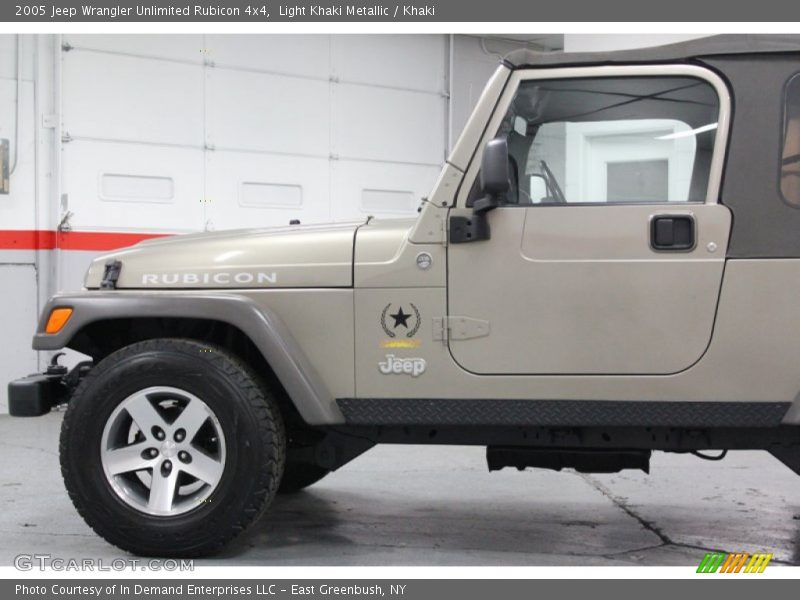 Light Khaki Metallic / Khaki 2005 Jeep Wrangler Unlimited Rubicon 4x4