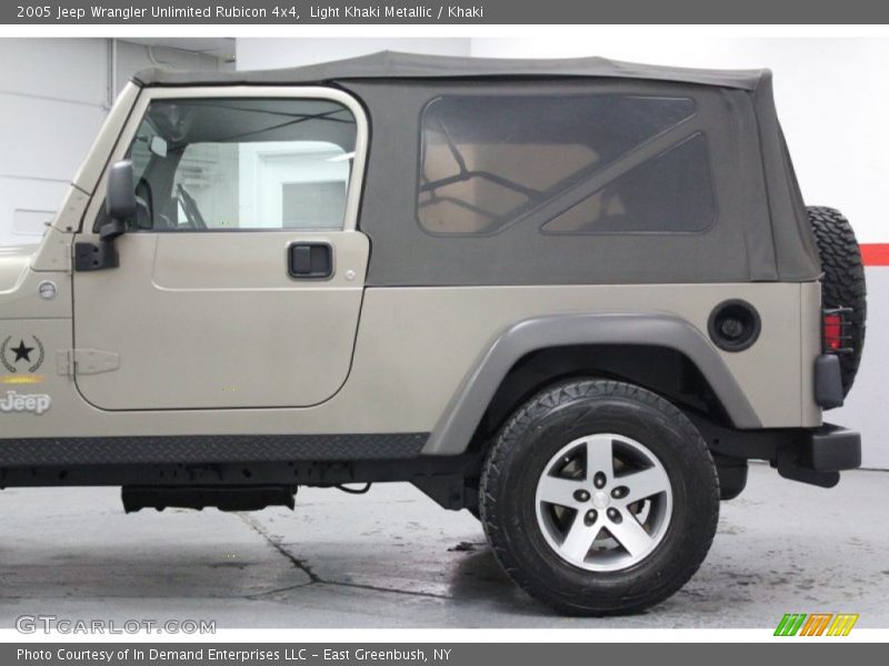 Light Khaki Metallic / Khaki 2005 Jeep Wrangler Unlimited Rubicon 4x4