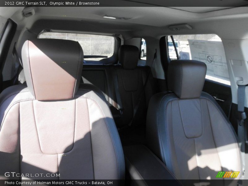 Olympic White / Brownstone 2012 GMC Terrain SLT