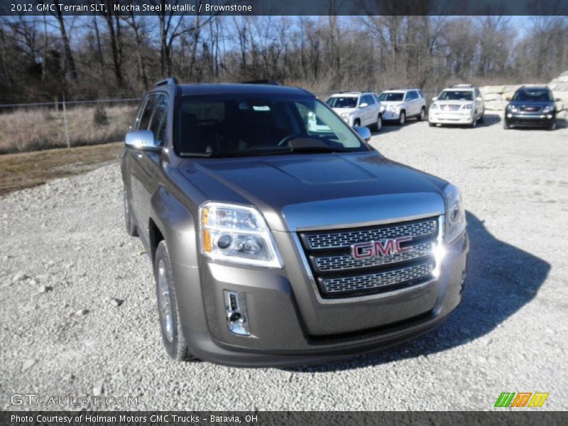 Mocha Steel Metallic / Brownstone 2012 GMC Terrain SLT