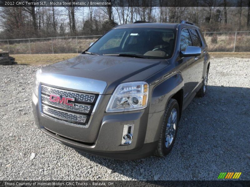 Mocha Steel Metallic / Brownstone 2012 GMC Terrain SLT