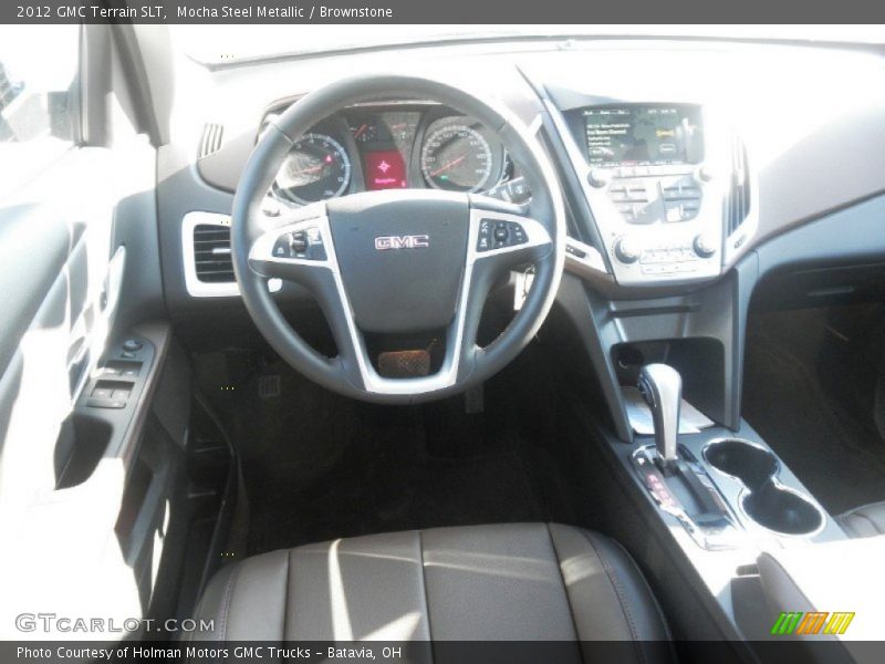 Mocha Steel Metallic / Brownstone 2012 GMC Terrain SLT
