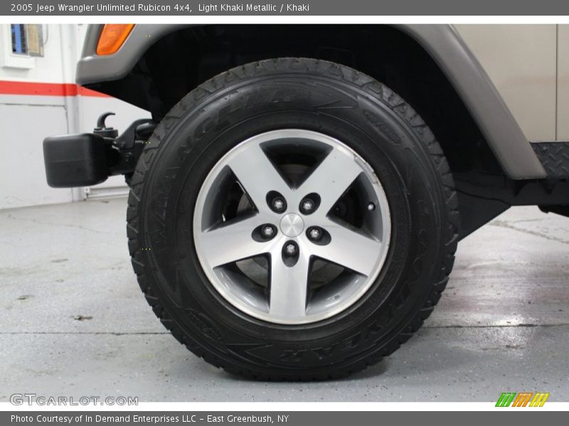 Light Khaki Metallic / Khaki 2005 Jeep Wrangler Unlimited Rubicon 4x4