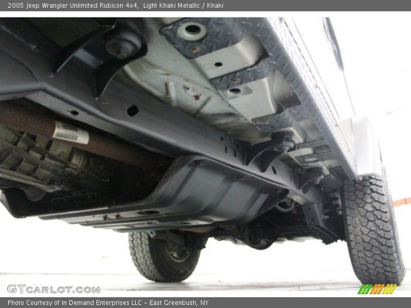 Undercarriage of 2005 Wrangler Unlimited Rubicon 4x4