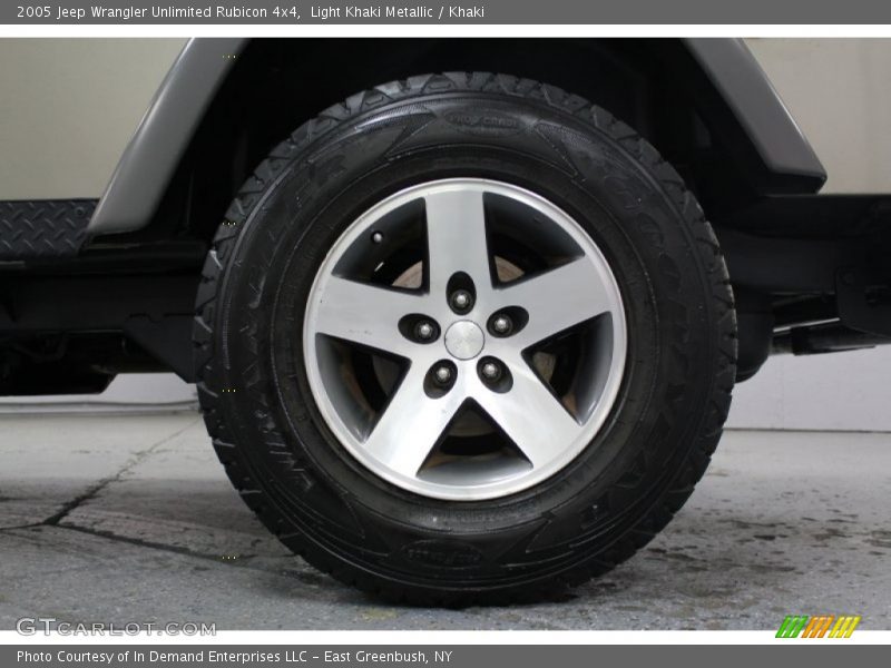 Light Khaki Metallic / Khaki 2005 Jeep Wrangler Unlimited Rubicon 4x4