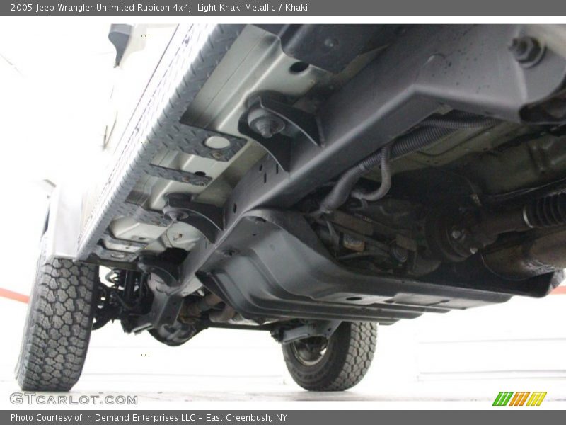 Undercarriage of 2005 Wrangler Unlimited Rubicon 4x4