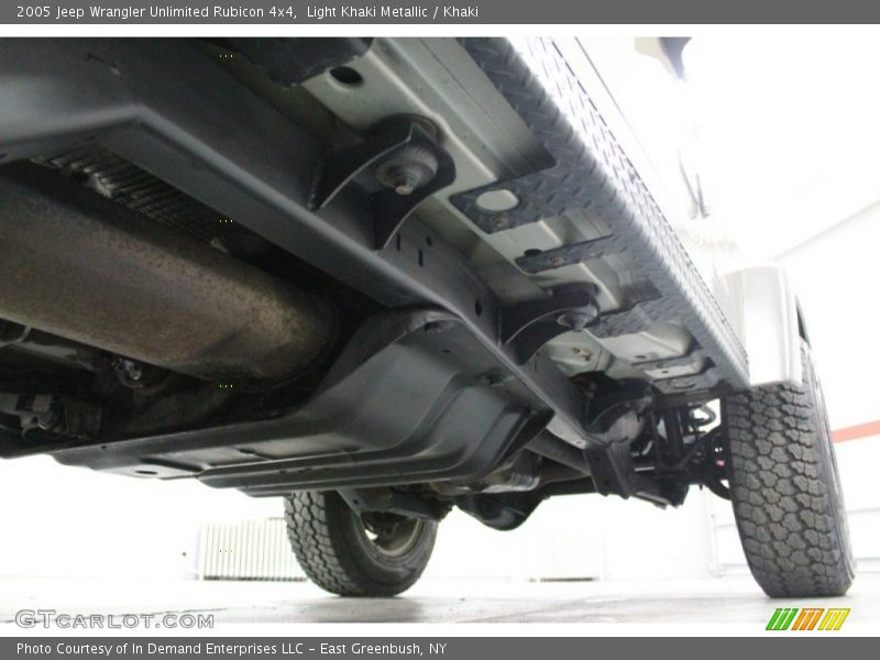 Undercarriage of 2005 Wrangler Unlimited Rubicon 4x4