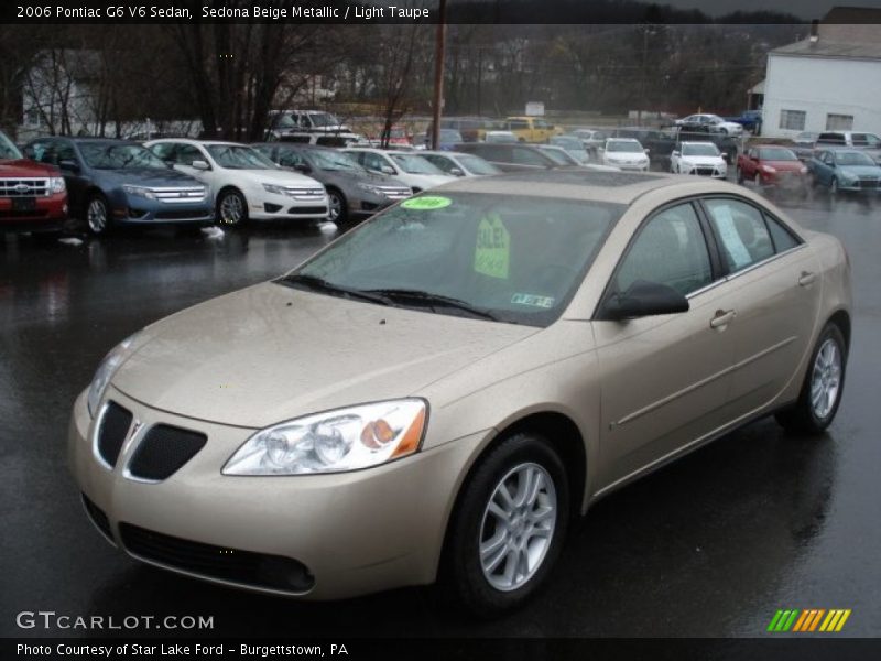 Sedona Beige Metallic / Light Taupe 2006 Pontiac G6 V6 Sedan