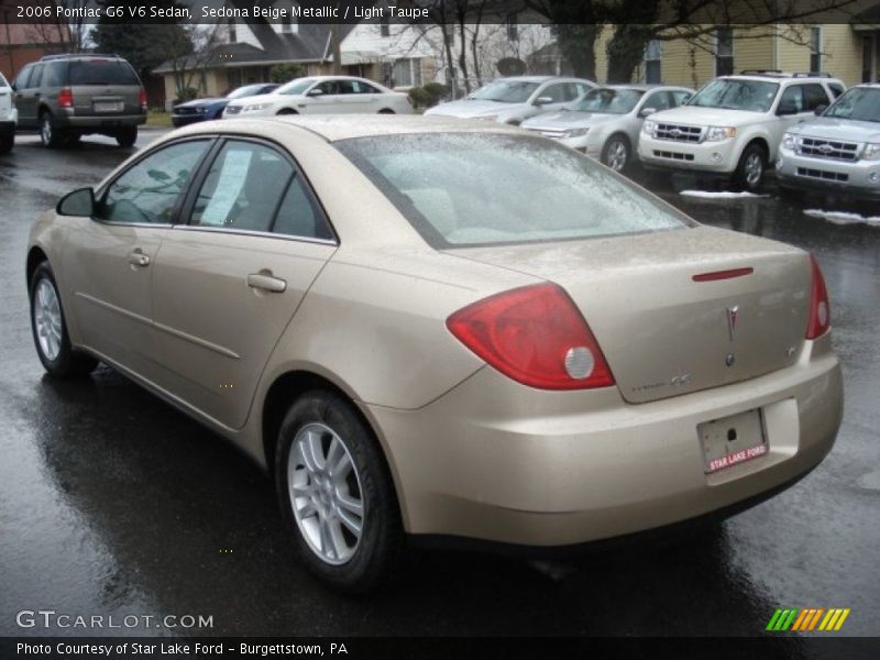 Sedona Beige Metallic / Light Taupe 2006 Pontiac G6 V6 Sedan