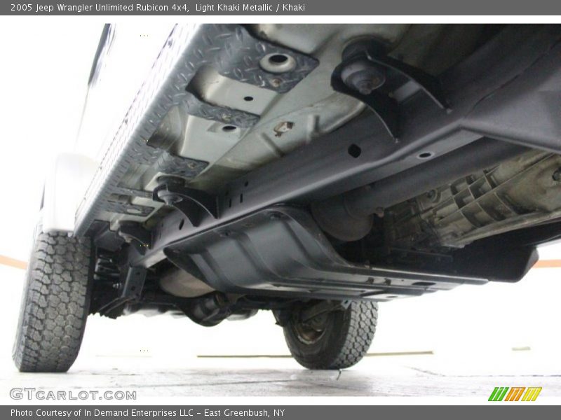 Undercarriage of 2005 Wrangler Unlimited Rubicon 4x4