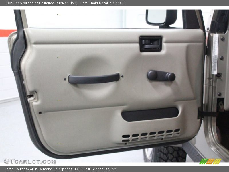 Light Khaki Metallic / Khaki 2005 Jeep Wrangler Unlimited Rubicon 4x4