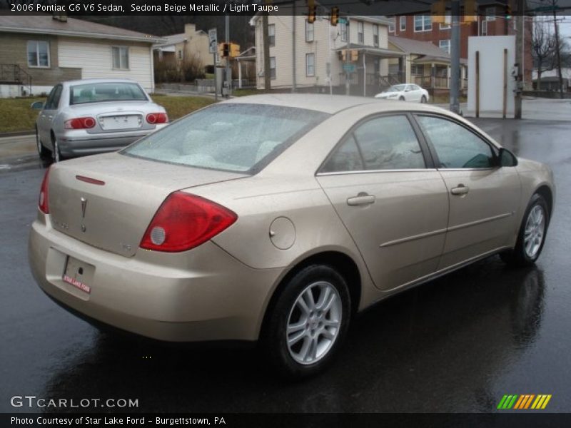 Sedona Beige Metallic / Light Taupe 2006 Pontiac G6 V6 Sedan