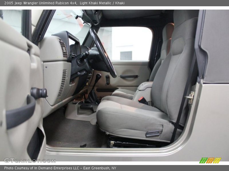  2005 Wrangler Unlimited Rubicon 4x4 Khaki Interior