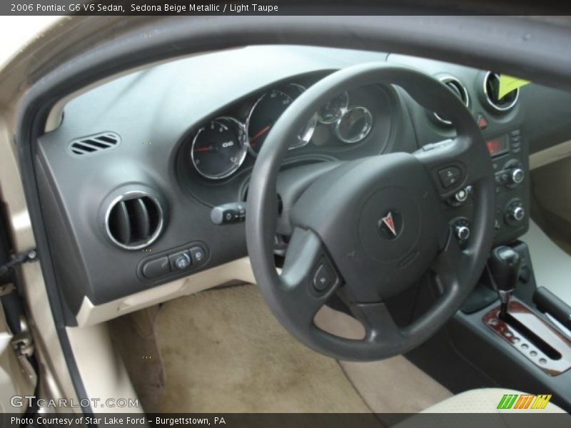 Sedona Beige Metallic / Light Taupe 2006 Pontiac G6 V6 Sedan