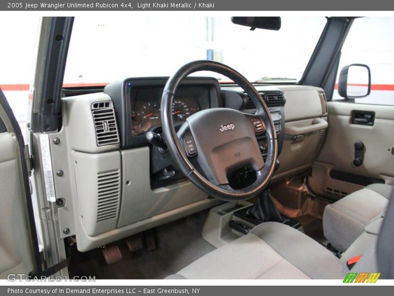  2005 Wrangler Unlimited Rubicon 4x4 Khaki Interior