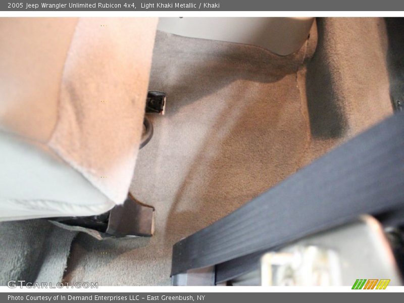 Light Khaki Metallic / Khaki 2005 Jeep Wrangler Unlimited Rubicon 4x4