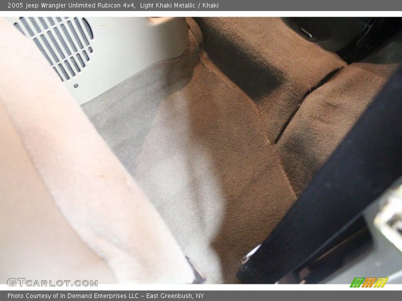 Light Khaki Metallic / Khaki 2005 Jeep Wrangler Unlimited Rubicon 4x4