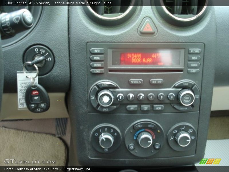 Sedona Beige Metallic / Light Taupe 2006 Pontiac G6 V6 Sedan