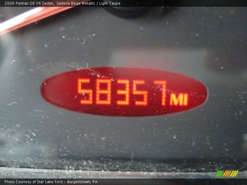 Sedona Beige Metallic / Light Taupe 2006 Pontiac G6 V6 Sedan