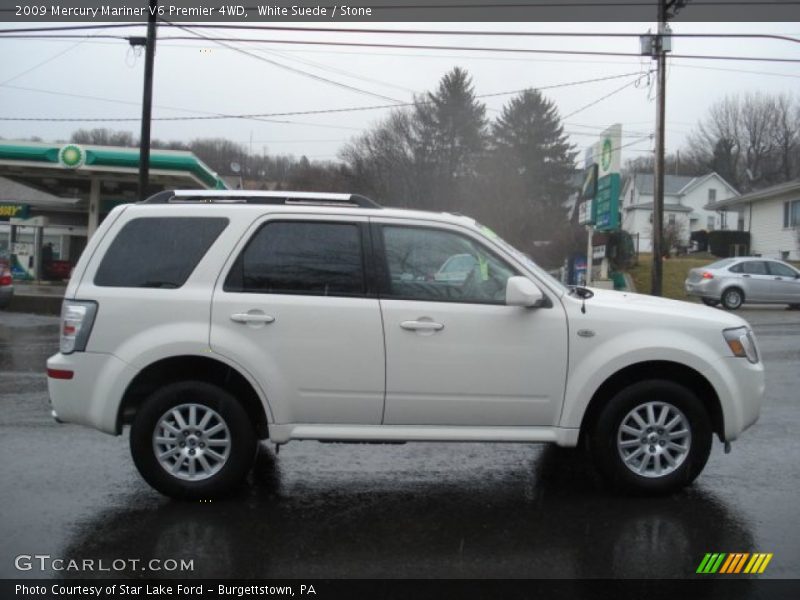 White Suede / Stone 2009 Mercury Mariner V6 Premier 4WD