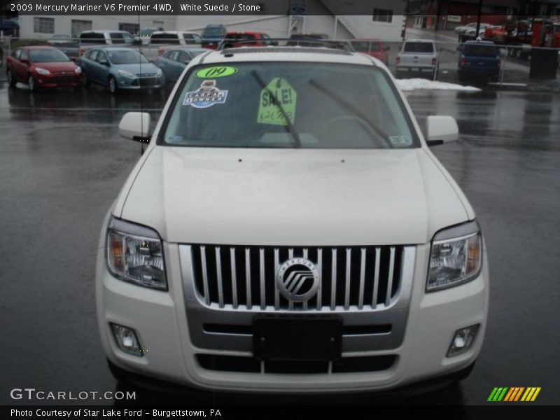 White Suede / Stone 2009 Mercury Mariner V6 Premier 4WD