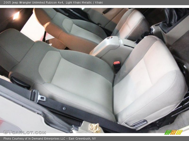 Light Khaki Metallic / Khaki 2005 Jeep Wrangler Unlimited Rubicon 4x4