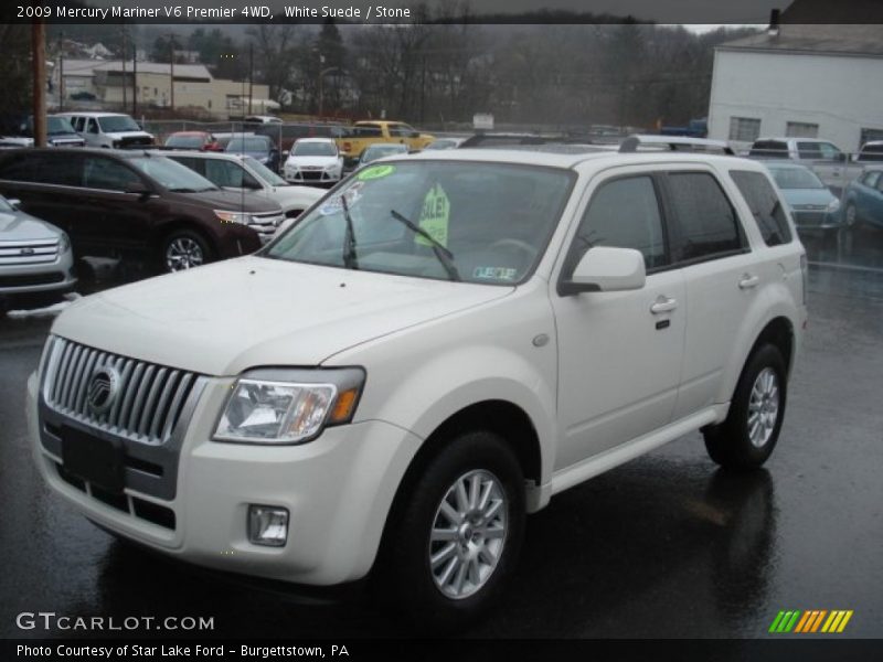 White Suede / Stone 2009 Mercury Mariner V6 Premier 4WD