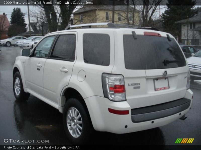 White Suede / Stone 2009 Mercury Mariner V6 Premier 4WD