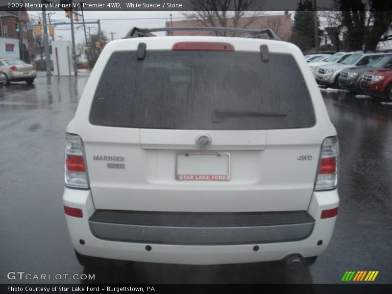 White Suede / Stone 2009 Mercury Mariner V6 Premier 4WD