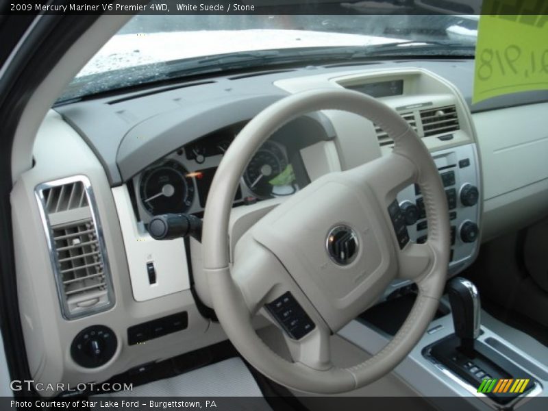 White Suede / Stone 2009 Mercury Mariner V6 Premier 4WD