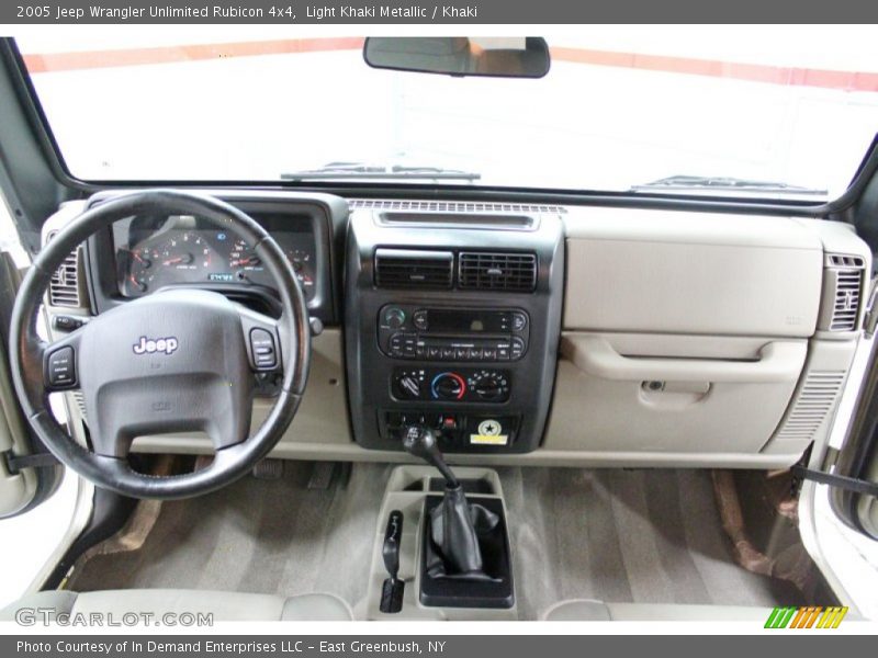 Dashboard of 2005 Wrangler Unlimited Rubicon 4x4