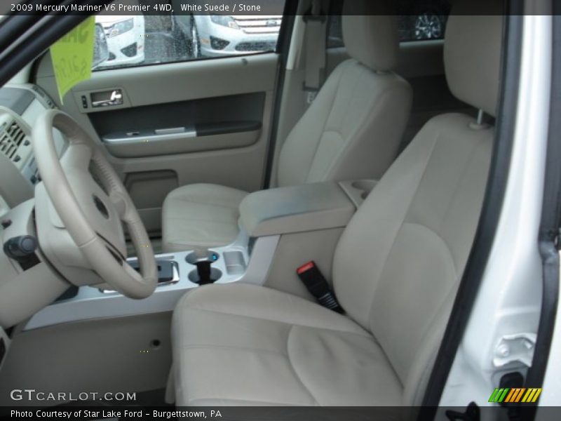 White Suede / Stone 2009 Mercury Mariner V6 Premier 4WD