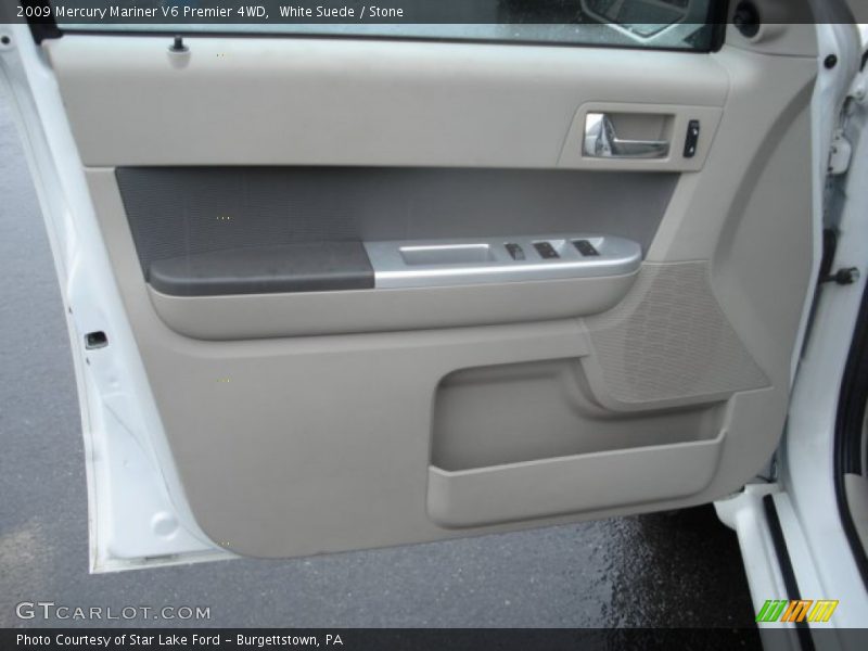 White Suede / Stone 2009 Mercury Mariner V6 Premier 4WD