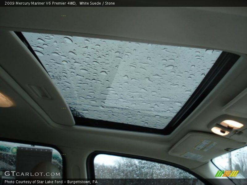 White Suede / Stone 2009 Mercury Mariner V6 Premier 4WD