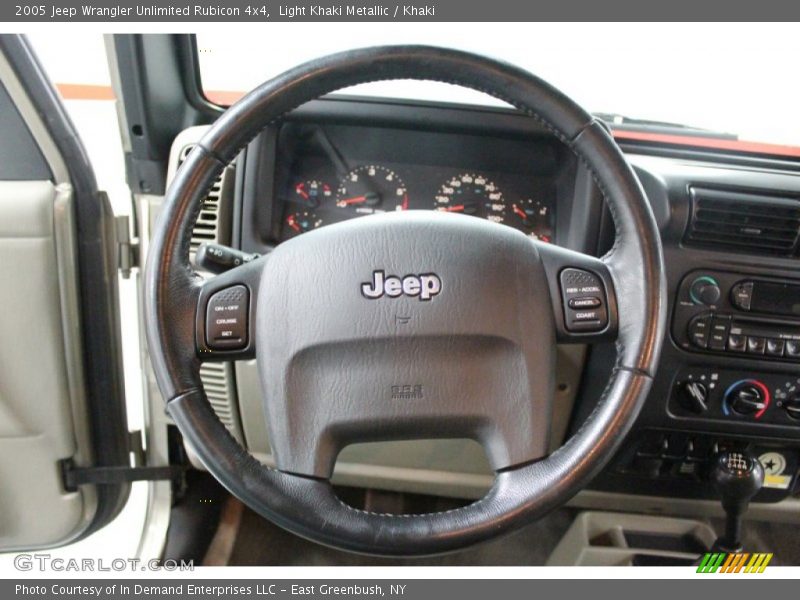 Light Khaki Metallic / Khaki 2005 Jeep Wrangler Unlimited Rubicon 4x4