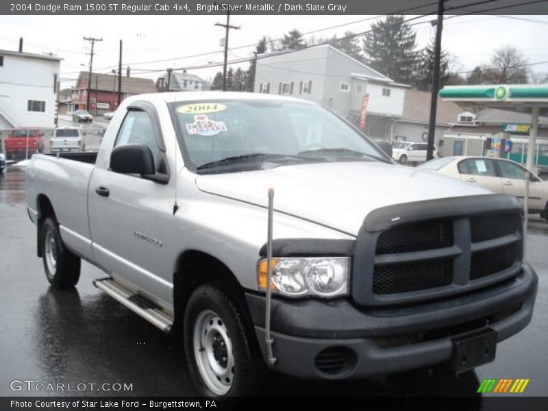 Bright Silver Metallic / Dark Slate Gray 2004 Dodge Ram 1500 ST Regular Cab 4x4