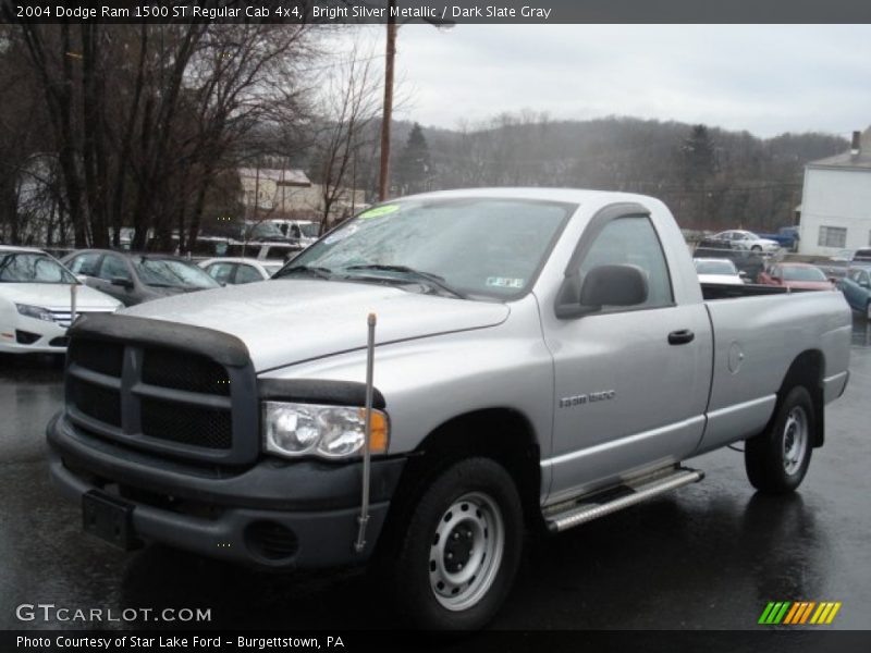 Bright Silver Metallic / Dark Slate Gray 2004 Dodge Ram 1500 ST Regular Cab 4x4