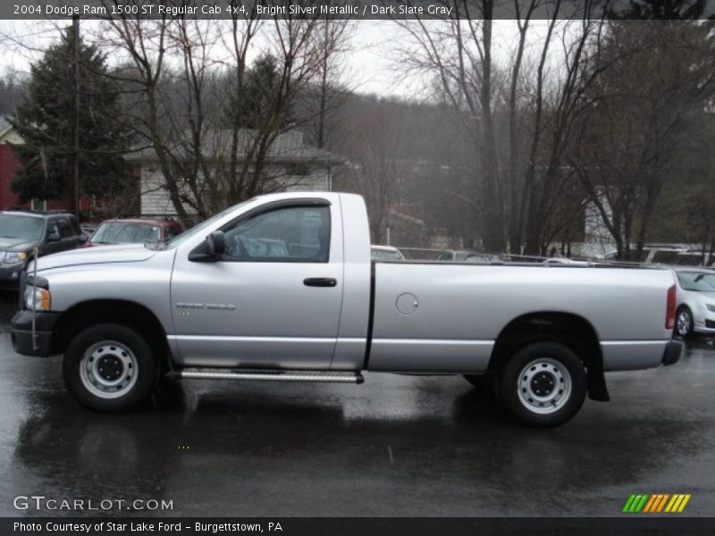 Bright Silver Metallic / Dark Slate Gray 2004 Dodge Ram 1500 ST Regular Cab 4x4